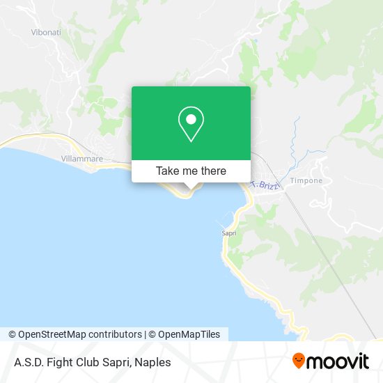 A.S.D. Fight Club Sapri map