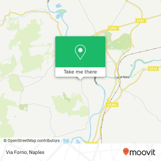 Via Forno map