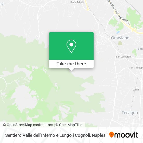 Sentiero Valle dell'Inferno e Lungo i Cognoli map