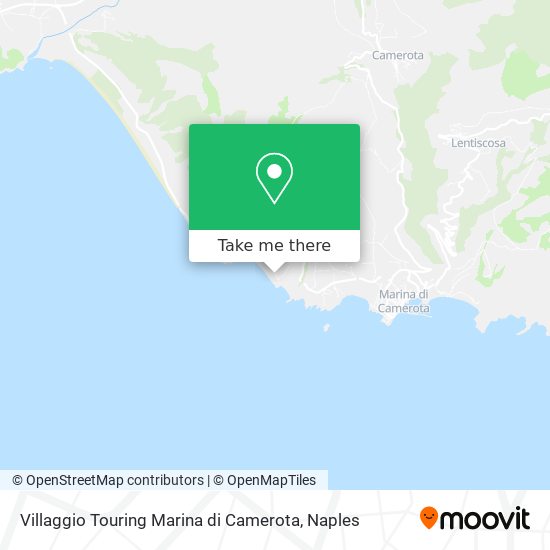 Villaggio Touring Marina di Camerota map