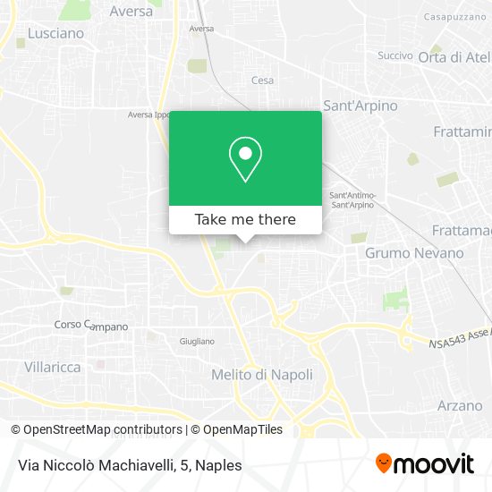Via Niccolò Machiavelli, 5 map