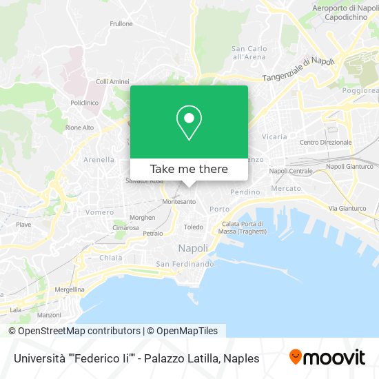 Università ""Federico Ii"" - Palazzo Latilla map