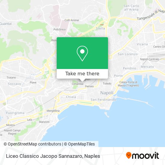 Liceo Classico Jacopo Sannazaro map