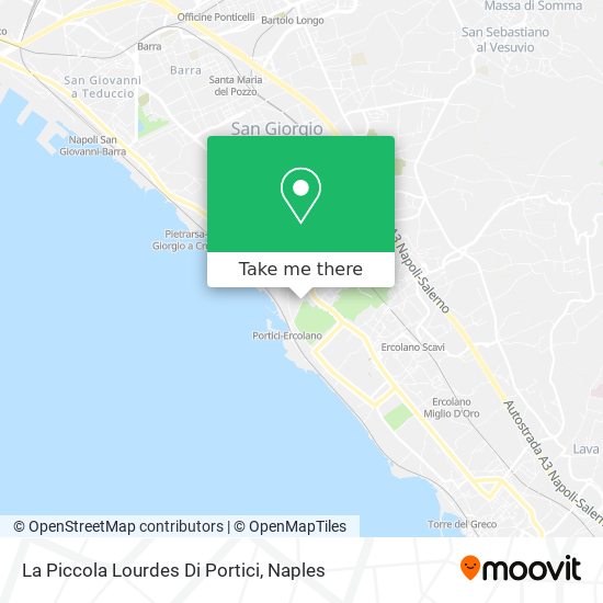 La Piccola Lourdes Di Portici map