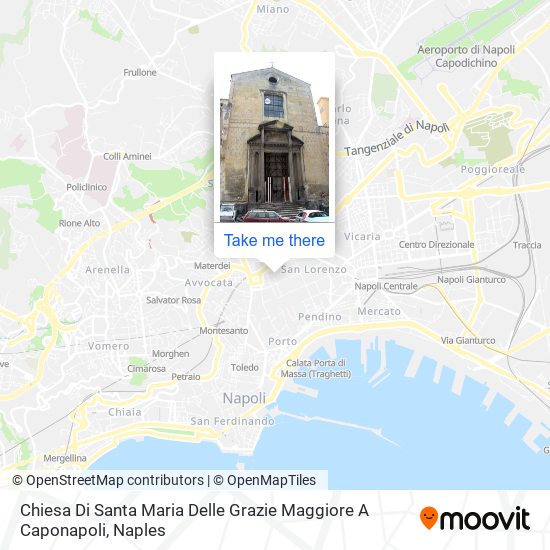 Chiesa Di Santa Maria Delle Grazie Maggiore A Caponapoli map