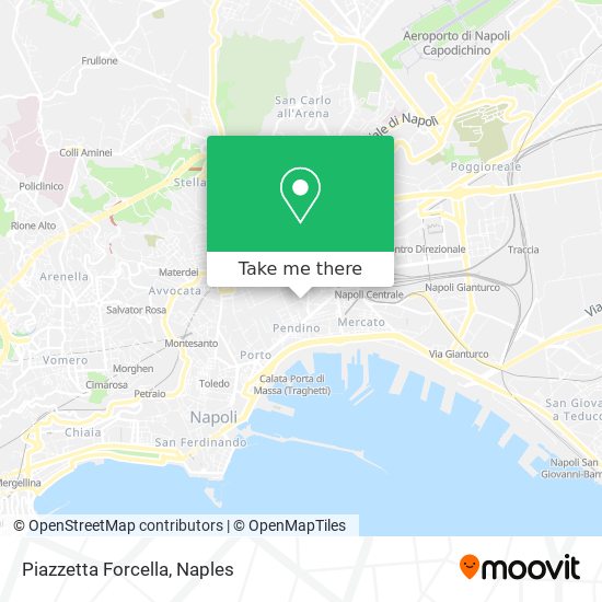 Piazzetta Forcella map