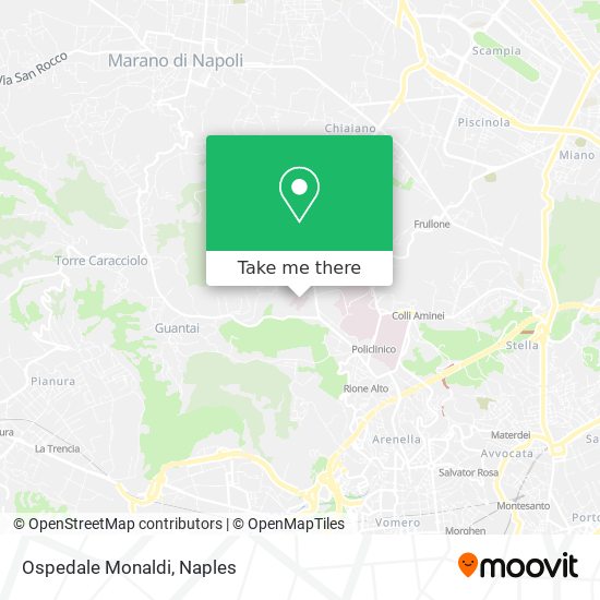 Ospedale Monaldi map