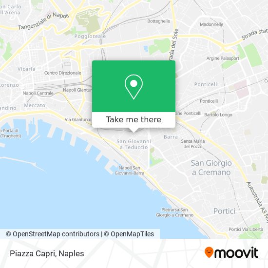 Piazza Capri map