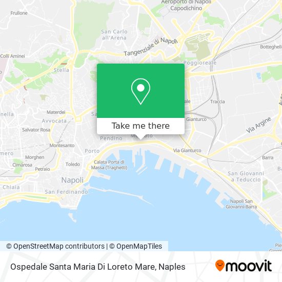 Ospedale Santa Maria Di Loreto Mare map
