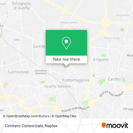Cimitero Consorziale map