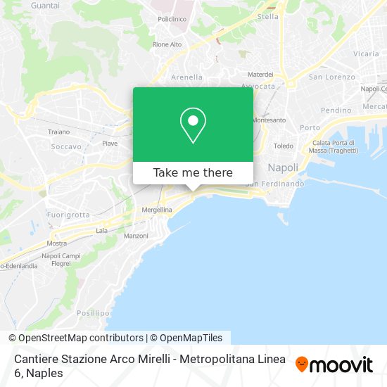 Cantiere Stazione Arco Mirelli - Metropolitana Linea 6 map