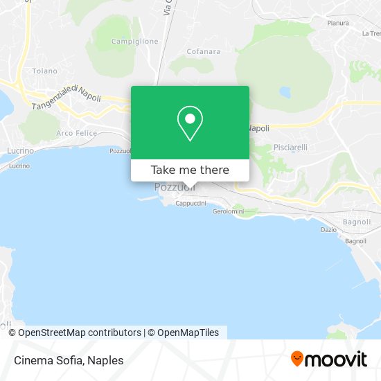 Cinema Sofia map