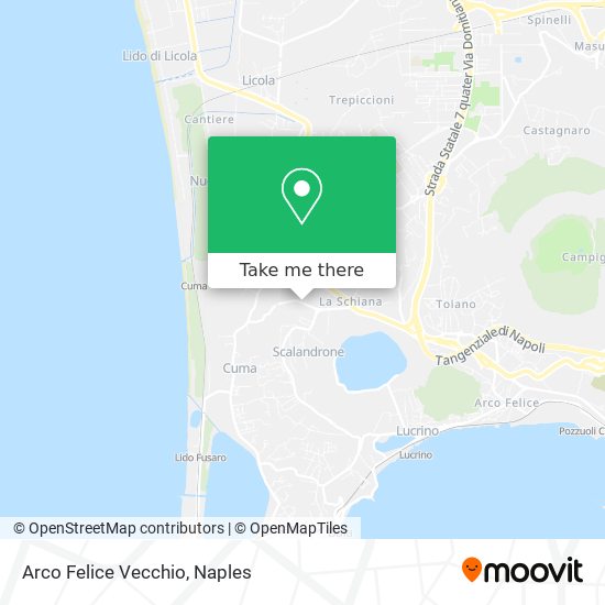 Arco Felice Vecchio map