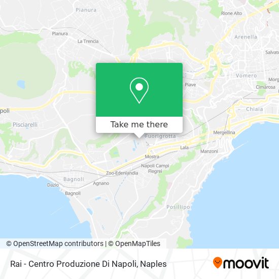 Rai - Centro Produzione Di Napoli map