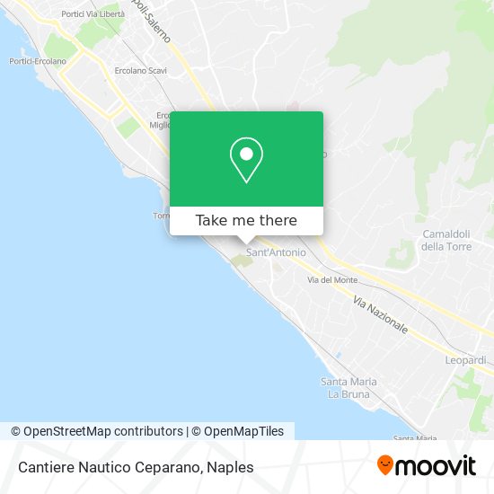 Cantiere Nautico Ceparano map