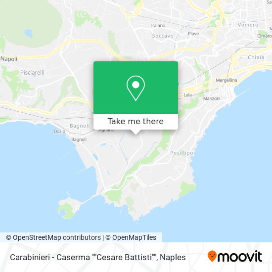 Carabinieri - Caserma ""Cesare Battisti"" map