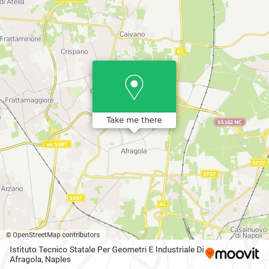 Istituto Tecnico Statale Per Geometri E Industriale Di Afragola map