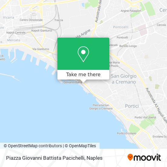 Piazza Giovanni Battista Pacichelli map
