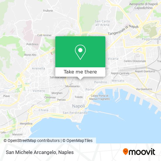 How to get to San Michele Arcangelo in Napoli by Bus Metro or Train