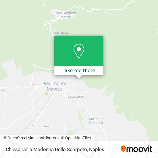 Chiesa Della Madonna Dello Scorpeto map