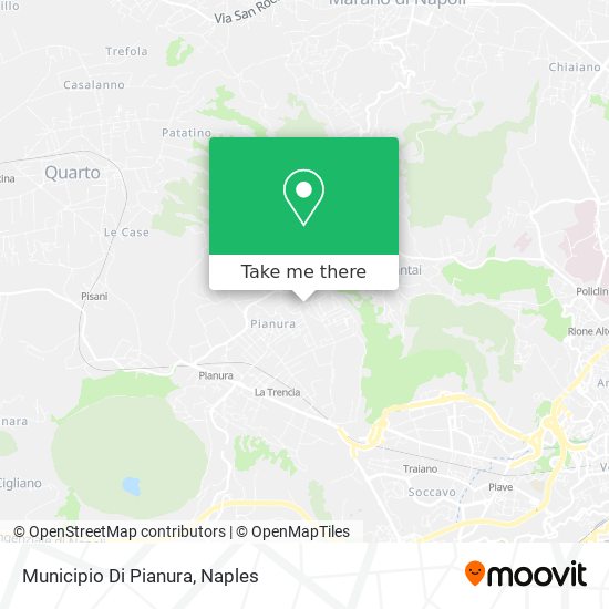 Municipio Di Pianura map