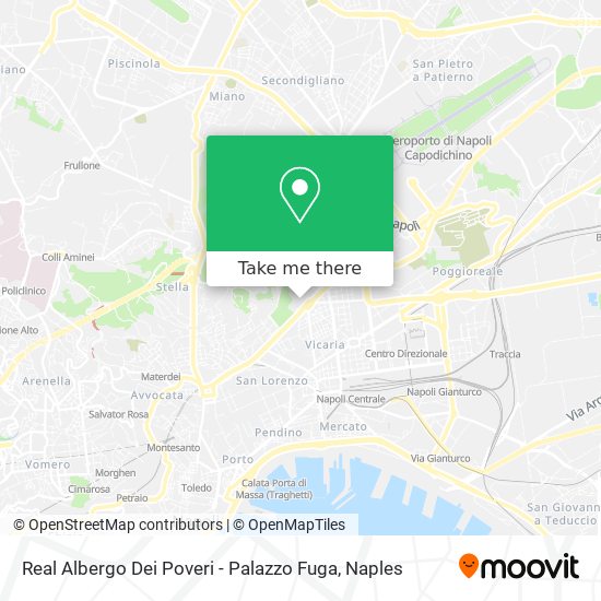 Real Albergo Dei Poveri - Palazzo Fuga map