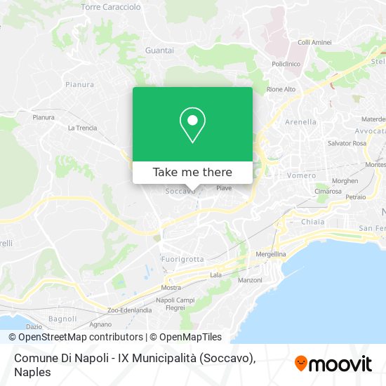 Comune Di Napoli - IX Municipalità (Soccavo) map