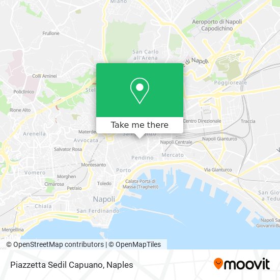 Piazzetta Sedil Capuano map