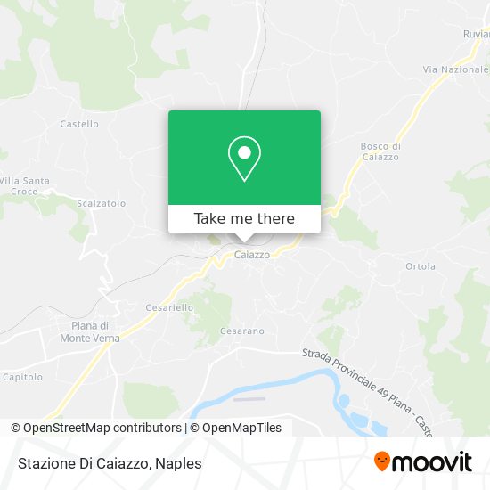 Stazione Di Caiazzo map