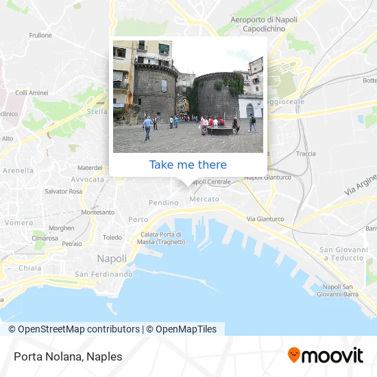 Porta Nolana map