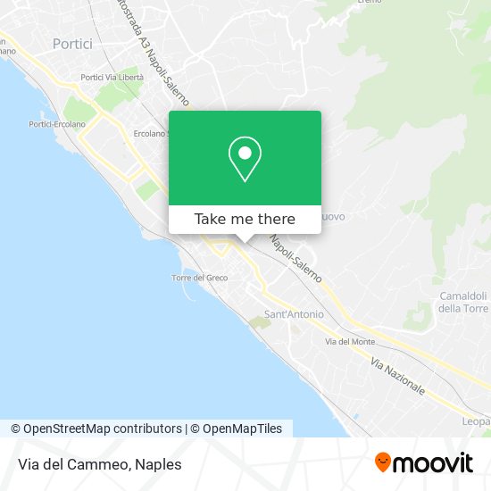 Via del Cammeo map
