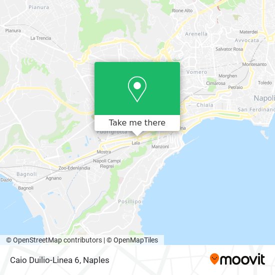 Caio Duilio-Linea 6 map