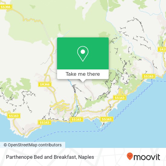Parthenope Bed and Breakfast map