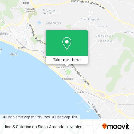 Iiss S.Caterina da Siena-Amendola map