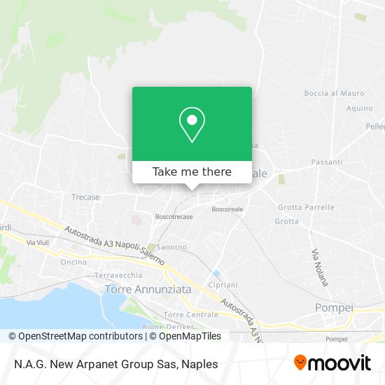 N.A.G. New Arpanet Group Sas map