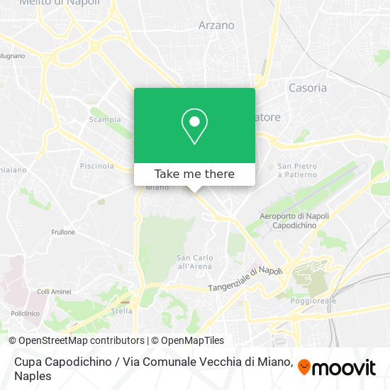 Cupa Capodichino / Via Comunale Vecchia di Miano map