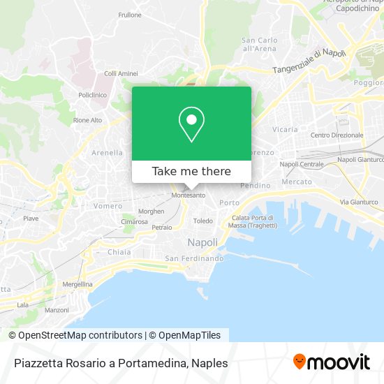 Piazzetta Rosario a Portamedina map