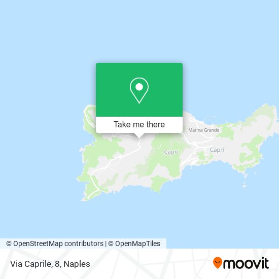 Via Caprile, 8 map