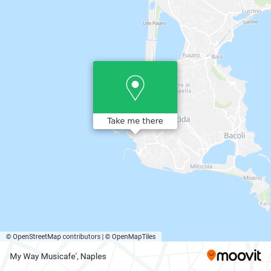 My Way Musicafe' map