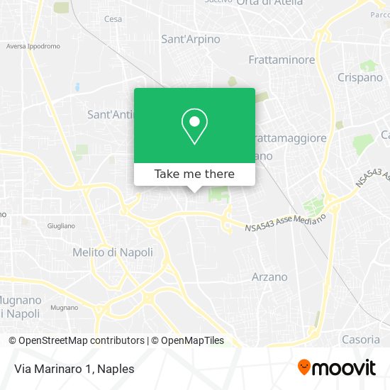 Via Marinaro  1 map