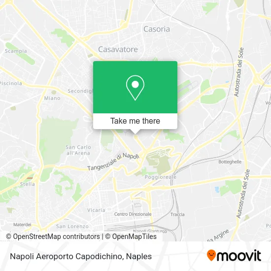 Napoli Aeroporto Capodichino map