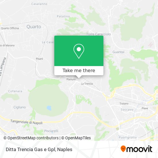 Ditta Trencia Gas e Gpl map