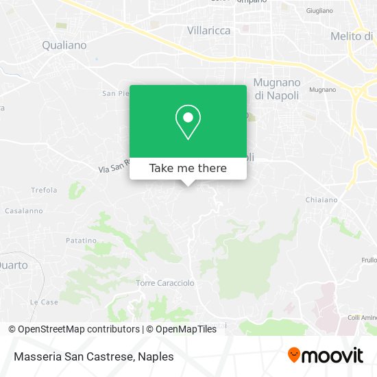 Masseria San Castrese map