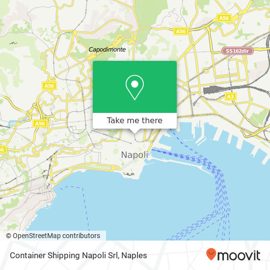 Container Shipping Napoli Srl map