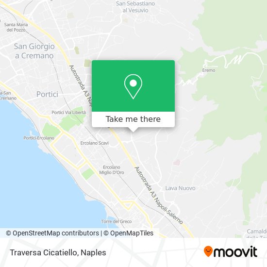 Traversa Cicatiello map