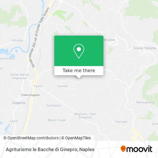 Agriturismo le Bacche di Ginepro map