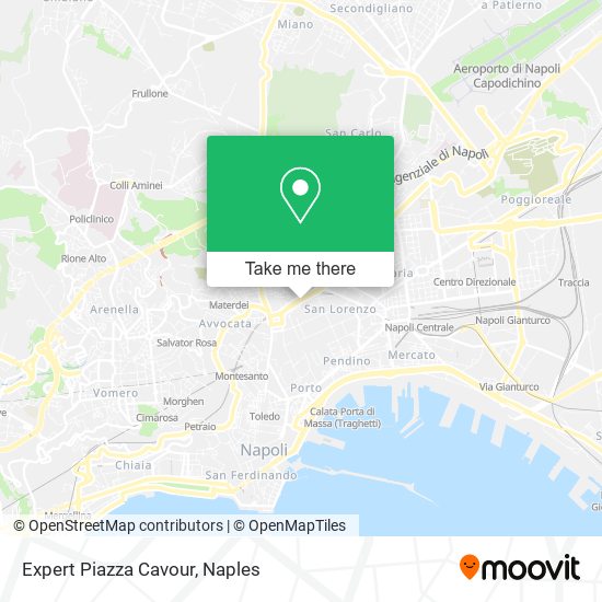 Expert Piazza Cavour map