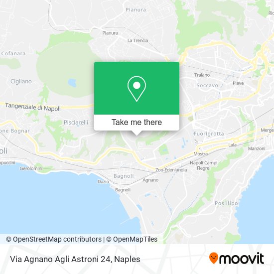 Via Agnano Agli Astroni  24 map