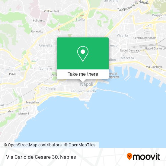 Via Carlo de Cesare  30 map