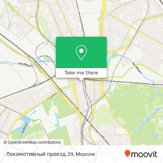 Локомотивный проезд, 29 map